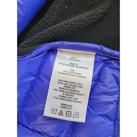 Calvin Klein Performance Puffer Jacket Womens M Purple 90% Down Full Zip Pockets - Picture 7 of 14